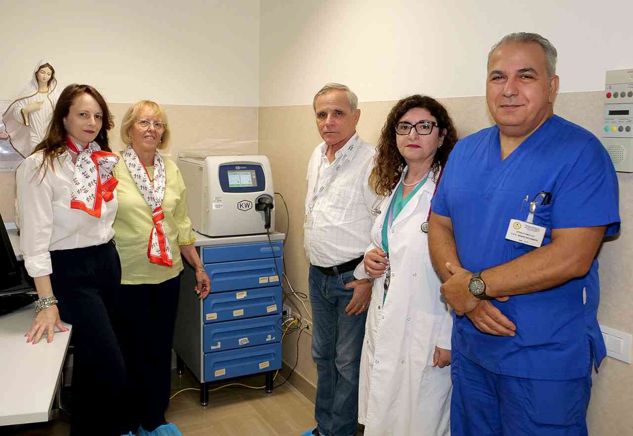 Ail Foggia dona un macchinario innovativo alla pediatria oncologica di Casa Sollievo Ail Foggia dona un macchinario innovativo alla pediatria oncologica di Casa Sollievo
