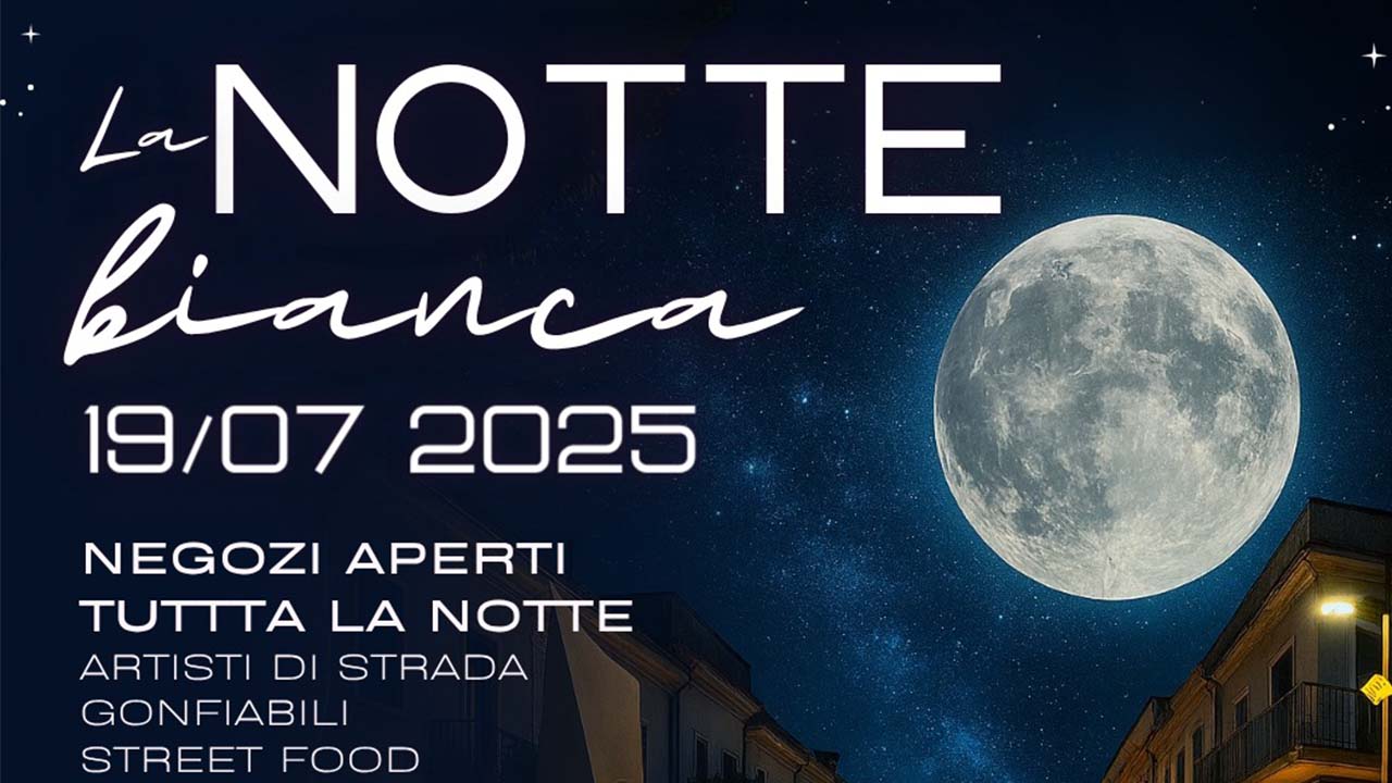 Apricena si prepara a brillare: arriva la Notte Bianca Summer Edition Apricena si prepara a brillare: arriva la Notte Bianca Summer Edition