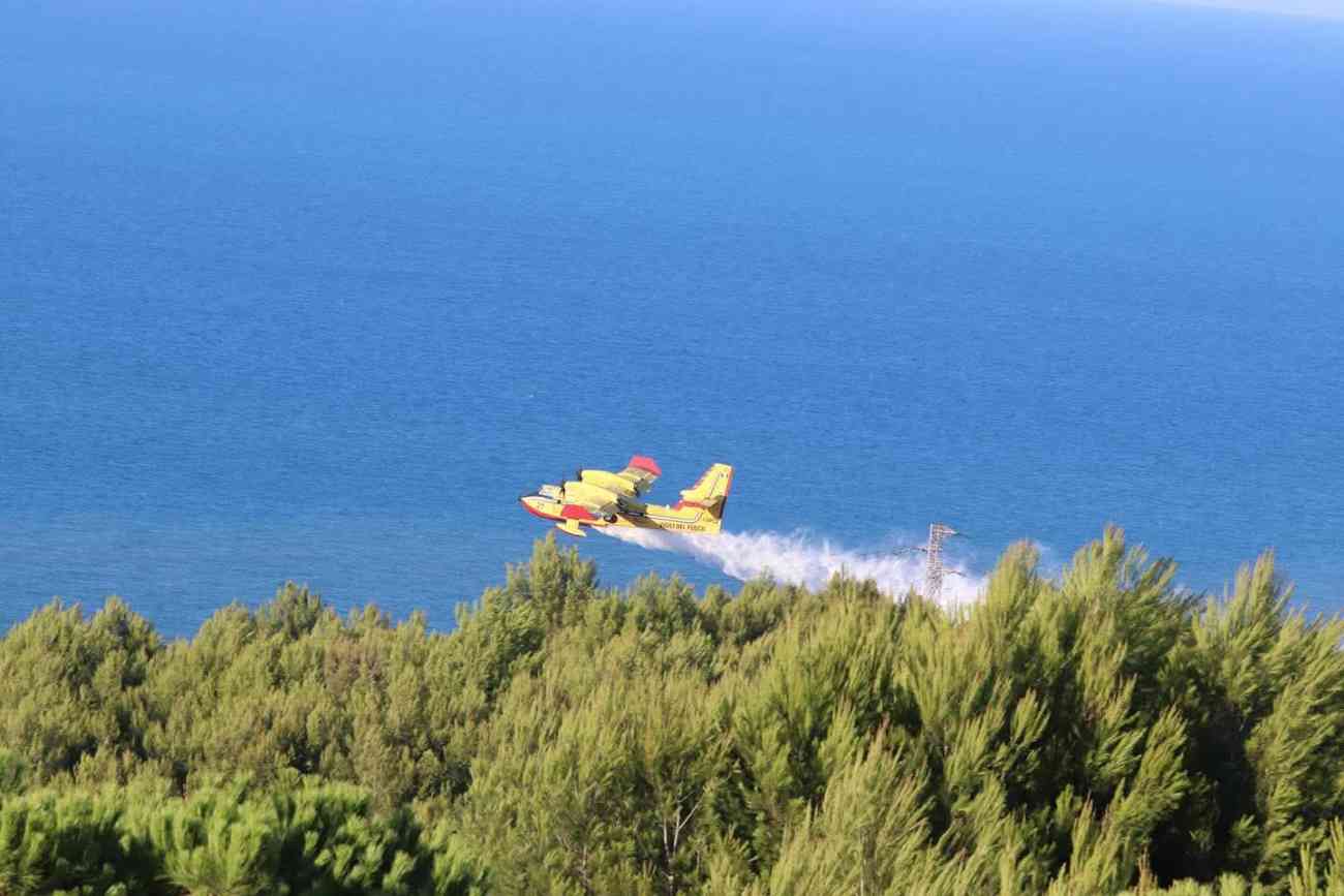 Incendio spento a Baia San Nicola, la situazione è sotto controllo Incendio spento a Baia San Nicola, la situazione è sotto controllo