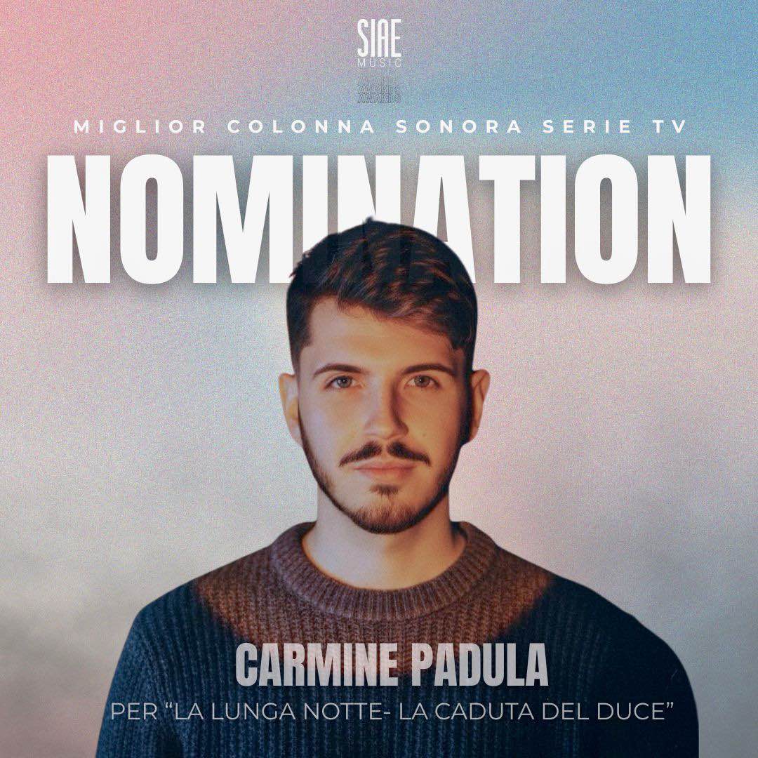 L’orgoglio di Apricena vola in musica: Carmine Padula finalista ai SIAE Music Awards L’orgoglio di Apricena vola in musica: Carmine Padula finalista ai SIAE Music Awards