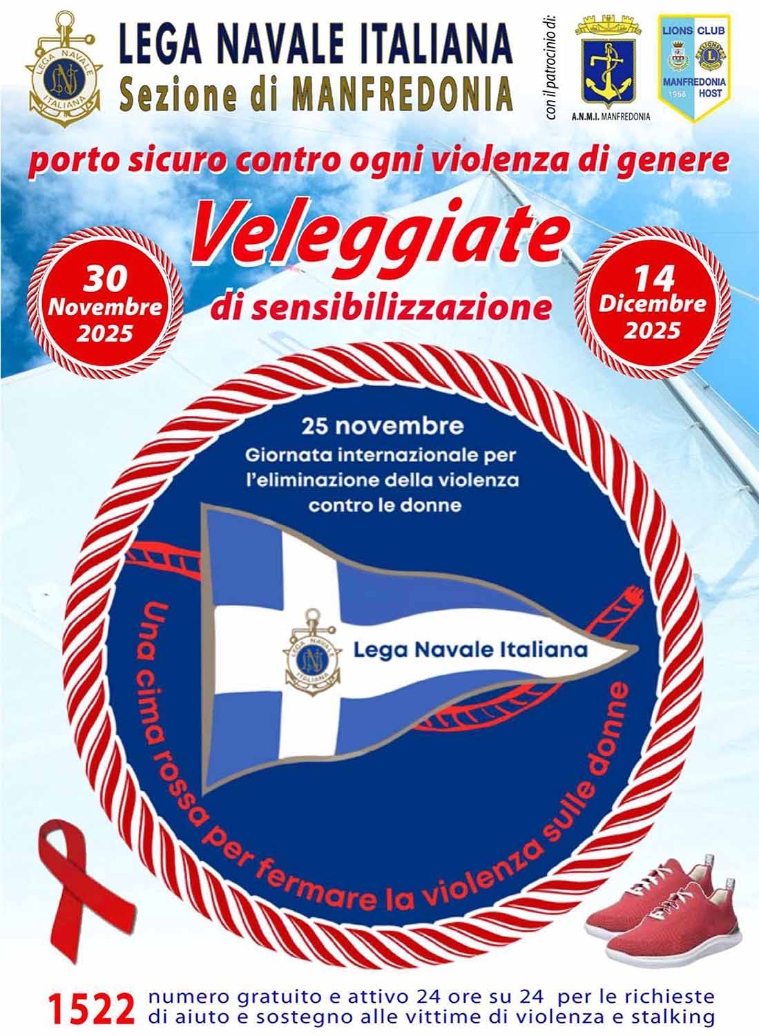 Veleggiate di sensibilizzazione a Manfredonia con la Lega Navale Veleggiate di sensibilizzazione a Manfredonia con la Lega Navale