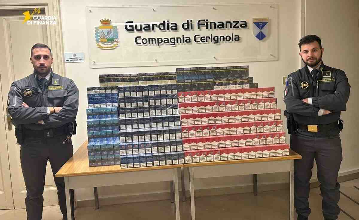 Contrabbando di tabacchi, blitz delle Fiamme Gialle a Cerignola Contrabbando di tabacchi, blitz delle Fiamme Gialle a Cerignola