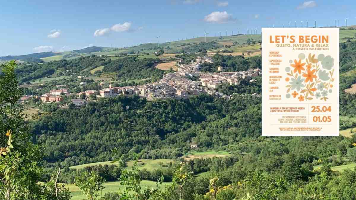 Roseto Valfortore riparte: “Let’s Begin”, il risveglio di un borgo che guarda avanti Roseto Valfortore riparte: “Let’s Begin”, il risveglio di un borgo che guarda avanti