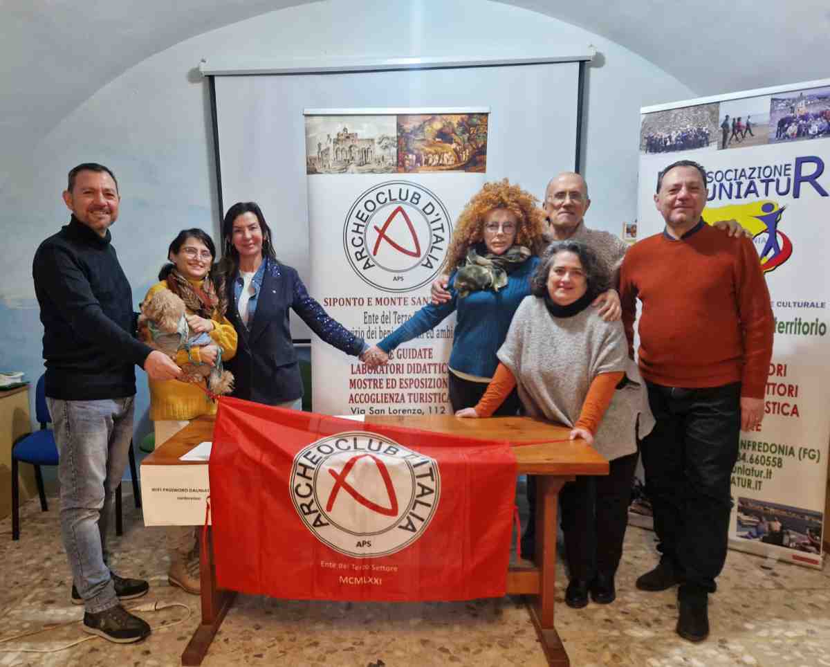 Archeoclub Siponto–Monte Sant’Angelo rinnova le cariche Archeoclub Siponto–Monte Sant’Angelo rinnova le cariche