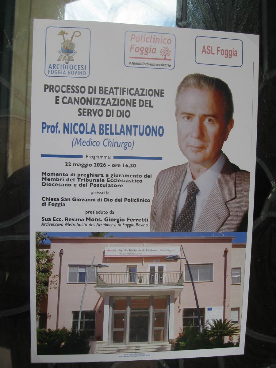 Un altro figlio spirituale di padre Pio verso gli onori degli Altari: il prof. Nicola Bellantuono Un altro figlio spirituale di padre Pio verso gli onori degli Altari: il prof. Nicola Bellantuono