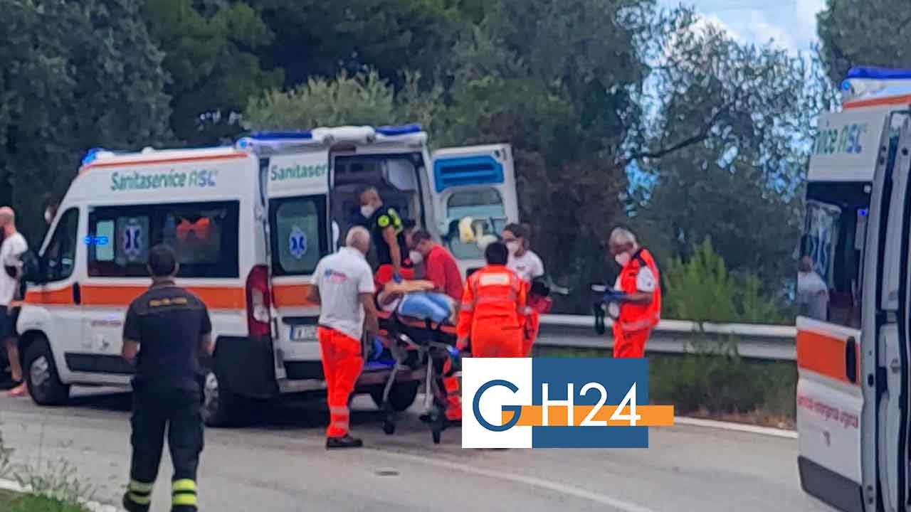 Grave incidente all’ingresso di Rodi Garganico: pedone investito trasportato a Foggia in elisoccorso Grave incidente all’ingresso di Rodi Garganico: pedone investito trasportato a Foggia in elisoccorso