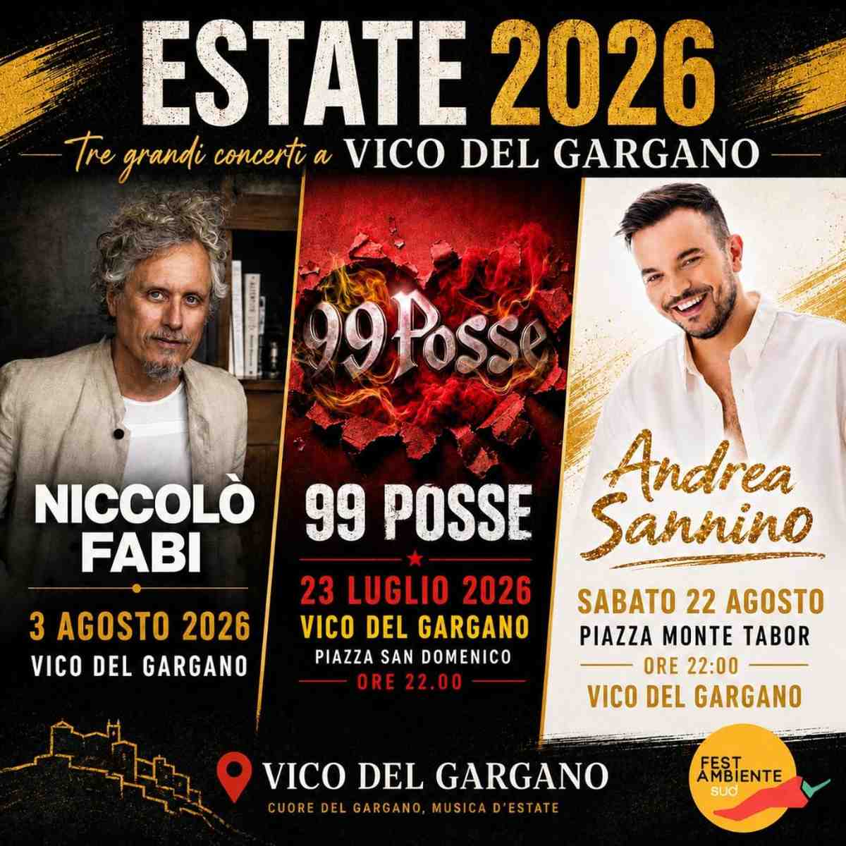 Vico del Gargano accende l’estate garganica: 79 eventi tra grandi artisti, teatro, tradizione e comunità Vico del Gargano accende l’estate garganica: 79 eventi tra grandi artisti, teatro, tradizione e comunità